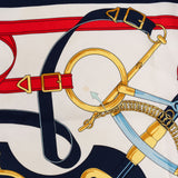 Hermès Eperon d'Or Silk Carre 90 Scarf Tuch