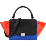 Céline Tricolor Leather Trapeze Handbag