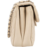 Chanel Quilted Caviar Leather Small Boxy Single Flap Crossbody Bag