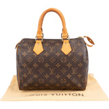 Louis Vuitton Monogram Canvas Speedy 25 Handbag