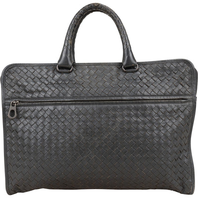 Bottega Veneta Intrecciato Leather Business Handbag