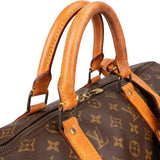 Louis Vuitton Monogram Canvas Keepall 50 Bandoulière Travel Bag