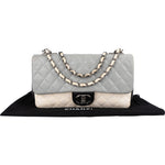 Chanel Quilted Tricolor Lambskin Single Flap Crossbody Bag - vintageandkickz