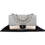 Chanel Quilted Tricolor Lambskin Single Flap Crossbody Bag - vintageandkickz