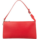 Louis Vuitton Red Epi Leather Pochette Accessoires Handbag
