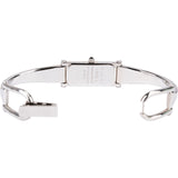 Gucci Silver Tone Horsebit 1500L Bangle Woman Watch