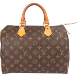 Louis Vuitton Monogram Canvas Speedy 30 Handbag
