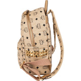 MCM Monogram Visetos Small Sie Studs Stark Backpack