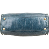 Miu Miu Vitello Shine Bowler Satchel Handbag