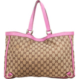Gucci Monogram GG Canvas Abbey D-Ring Tote Shoulder Bag