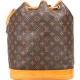 Louis Vuitton Monogram Canvas Sac Noé Grande Shoulder Bag - vintageandkickz