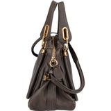 Chloé Brown Leather Paraty Handbag