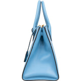 Prada Saffiano Leather Small Promenade Double Zip Kelly Style City Handbag