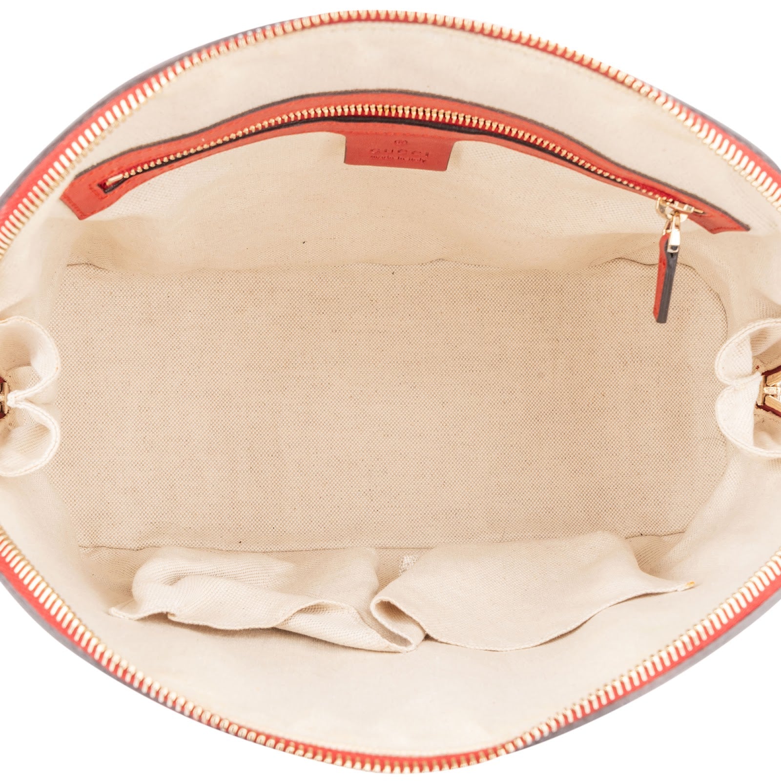 Gucci Red Microguccissima Patent Leather Dome Handbag - vintageandkickz