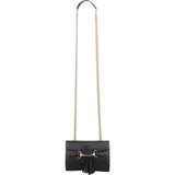 Gucci Microguccissima Leather Emily Chain Horsebit Tassel Small Crossbody Bag