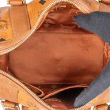 MCM Monogram Visetos Boston Handbag