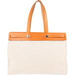 Hermès Classic Cotton Cabas GM Handbag - vintageandkickz