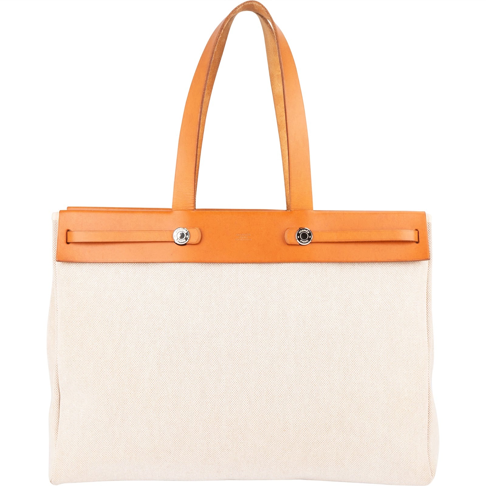 Hermès Classic Cotton Cabas GM Handbag - vintageandkickz