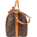 Louis Vuitton Monogram Canvas Keepall 50 Bandoulière Travel Bag