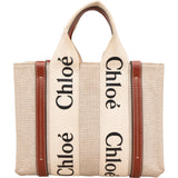 Chloé Canvas Small Woody Tote Handbag