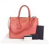 Prada Tamaris Saffiano Lux Leather Galleria Handbag