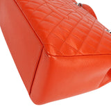 Chanel Quilted Caviar Leather Grand Shopping Tote CC Shoulder Bag