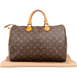 Louis Vuitton Monogram Canvas Speedy 35 Handbag