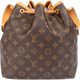 Louis Vuitton Monogram Canvas Sac Noé Petit Shoulder Bag