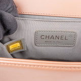 Chanel Quilted Lambskin Medium Boy Single Flap Crossbody Bag