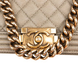 Chanel Caviar Leather Medium Boy Shoulder Bag