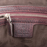 Gucci Monogram GG Large Bamboo Tote Handbag