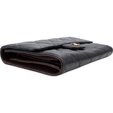 Chanel Quilted Caviar Leather Classic CC Flap Wallet