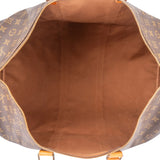 Louis Vuitton Monogram Canvas Keepall 55 Bandoulière Travel Bag