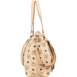 MCM Monogram Visetos Satchel Tote Handbag