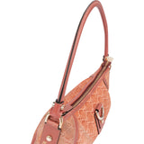 Gucci Monogram GG Suede Abbey D-Ring Pochette Shoulder Bag