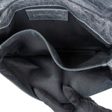 Balenciaga Grey Blue Leather GHW Envelope City Clutch