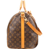 Louis Vuitton Monogram Canvas Keepall 55 Bandoulière Travel Bag