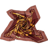 Hermès Mors et Gourmettes Silk Carre 90 Scarf Tuch