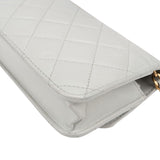 Chanel Quilted Lambskin Mini Adjustable Wallet On Chain Crossbody Bag