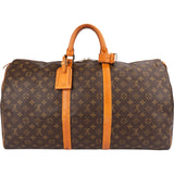 Louis Vuitton Monogram Canvas Keepall 55 Travel Bag