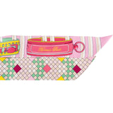 Hermès Colliers De Chiense Re Rose Silk Twilly Tuch Scarf