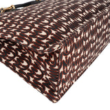 Miu Miu Jacquard Fabric Tote Handbag