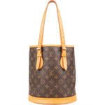 Louis Vuitton Monogram Canvas Bucket PM Shoulder Bag - vintageandkickz
