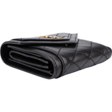 Saint Laurent Quilted Leather Small Envelope Wallet