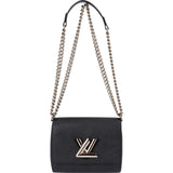 Louis Vuitton Noir Epi Leather Twist PM Crossbody Bag