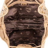 MCM Monogram Visetos Dessau Drawstring Handbag