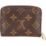 Louis Vuitton Monogram Canvas Zippy Coin Wallet