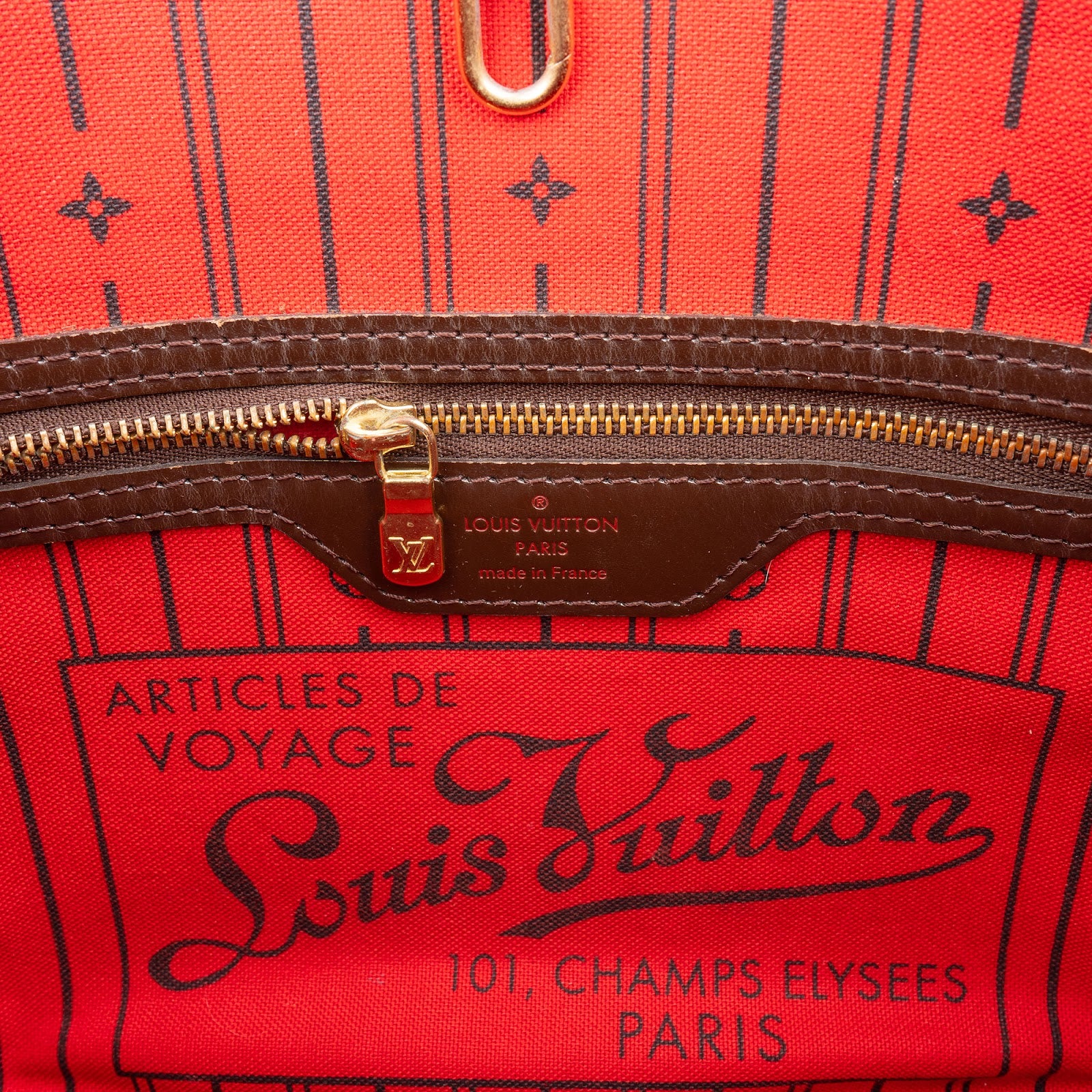 Louis Vuitton Monogram Damier Ebene Canvas Neverfull PM Shoulder Bag - vintageandkickz