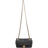 Chanel Quilted Lambskin Chevron Single Flap Crossbody Bag