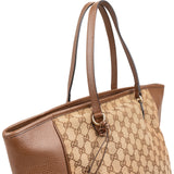 Gucci Monogram GG Canvas Bree Tote Shoulder Bag